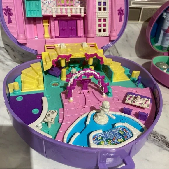 Vintage Bluebird Polly Pocket lot of 6 compacts - Picture 4 of 16